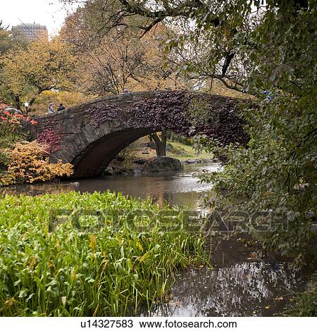 Stock Image - Autumn in Central Park in Manhattan, New York City, U. S. A.. Fotosearch