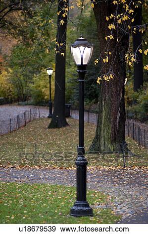 Stock Photo - Autumn in Central Park in Manhattan, New York City, U. S. A.. Fotosearch