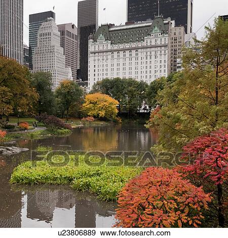 Stock Photo - Autumn in Central Park in Manhattan, New York City, U. S. A.. Fotosearch