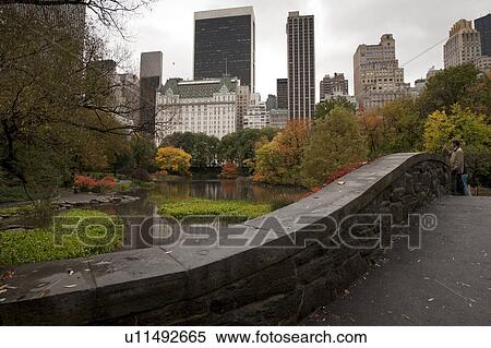 Stock Photography - Autumn in Central Park in Manhattan, New York City, U. S. A.. Fotosearch