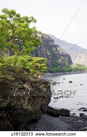 Stock Image - Bali coastling. Fotosearch