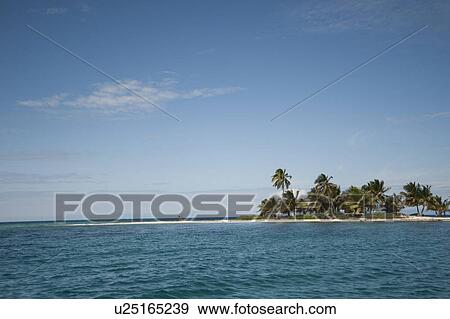 Belize Barrier Reef, Laughing Bird Caye View Large Photo Image Stock Photo - Belize Barrier Reef, Laughing Bird Caye. Fotosearch