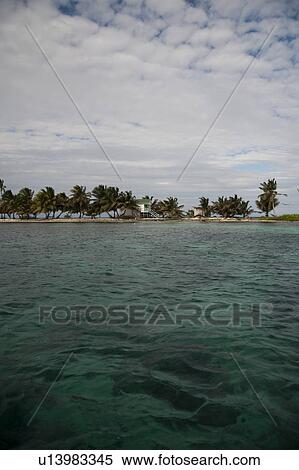 Belize Barrier Reef, Laughing Bird Caye View Large Photo Image Stock Photography - Belize Barrier Reef, Laughing Bird Caye. Fotosearch