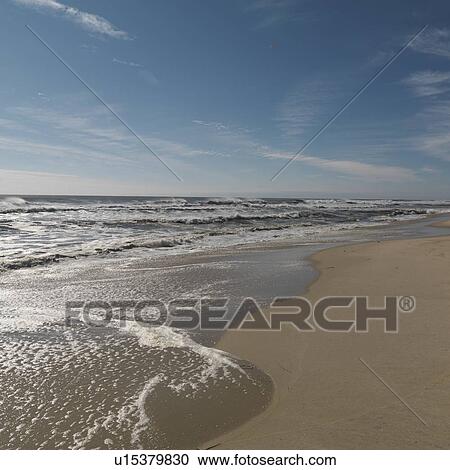 Stock Image - Bridgehampton Beach, the Hamptons. Fotosearch