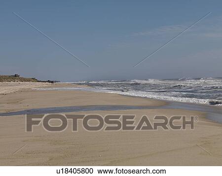 Stock Image - Bridgehampton Beach, the Hamptons. Fotosearch
