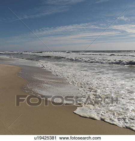 Stock Image - Bridgehampton Beach, the Hamptons. Fotosearch