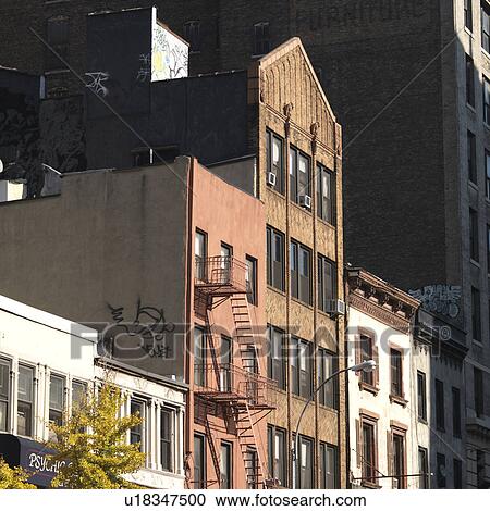 Stock Image - Buildings in Manhattan, New York City, U. S. A.. Fotosearch