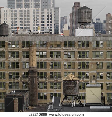 Buildings in Manhattan, New York City, U. S. A. View Large Photo Image Stock Photo - Buildings in Manhattan, New York City, U. S. A.. Fotosearch