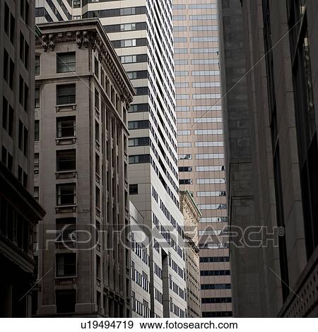 Stock Photo - Buildings in the financial district of Boston, Massachusetts, USA. Fotosearch