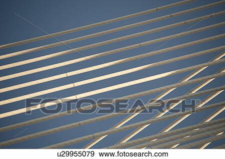 Cables of the Zakim Bunker Hill Bridge in Boston, Massachusetts, USA View Large Photo Image Stock Photo - Cables of the Zakim Bunker Hill Bridge in Boston, Massachusetts, USA. Fotosearch