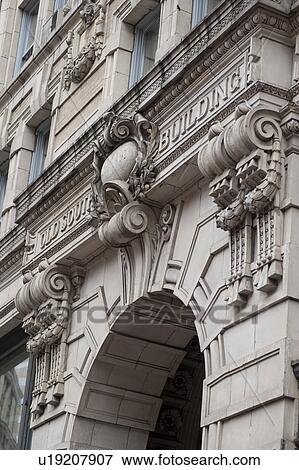 Carved exterior facade of the Old South Building in Boston, Massachusetts, USA View Large Photo Image Stock Photo - Carved exterior facade of the Old South Building in Boston, Massachusetts, USA. Fotosearch