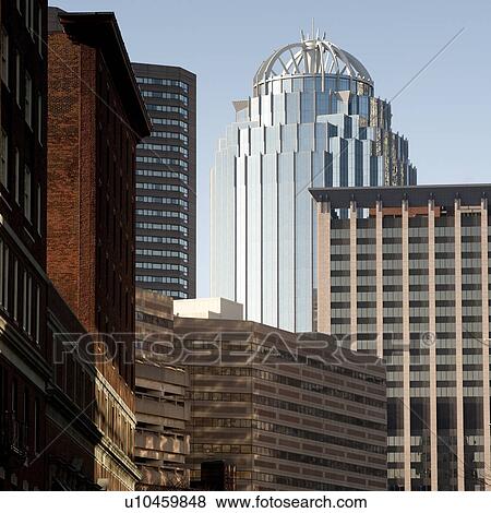 Stock Photo - City skyline in Boston, Massachusetts, USA. Fotosearch