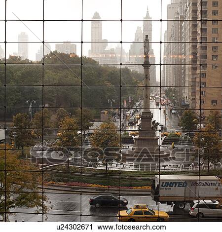 Columbus Circle in Manhattan, New York City, U. S. A. View Large Photo Image Stock Image - Columbus Circle in Manhattan, New York City, U. S. A.. Fotosearch