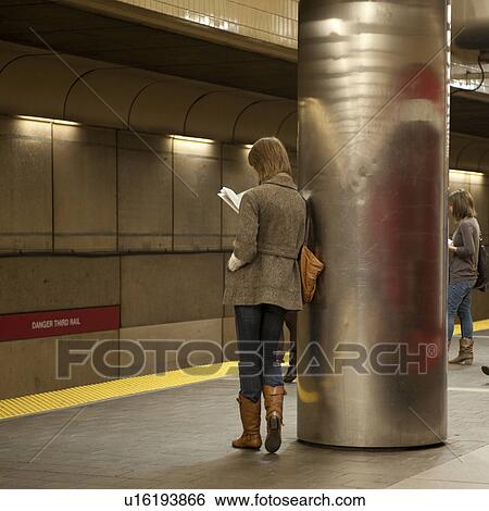 Commuter in the subway in Boston, Massachusetts, USA View Large Photo Image Stock Photograph - Commuter in the subway in Boston, Massachusetts, USA. Fotosearch
