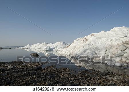 Stock Photo - Edge of Lake Winnipeg in Gimli, Manitoba Canada. Fotosearch