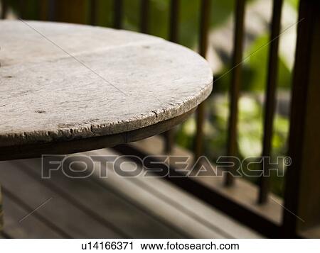 Stock Image - Edge of table in Bali. Fotosearch