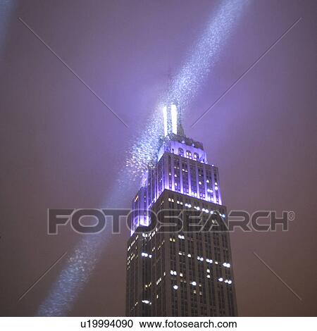 Empire State Building at night in Manhattan, New York City, U. S. A. View Large Photo Image Stock Image - Empire State Building at night in Manhattan, New York City, U. S. A.. Fotosearch