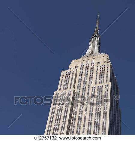 Stock Image - Empire State Building in Manhattan, New York City, U. S. A.. Fotosearch