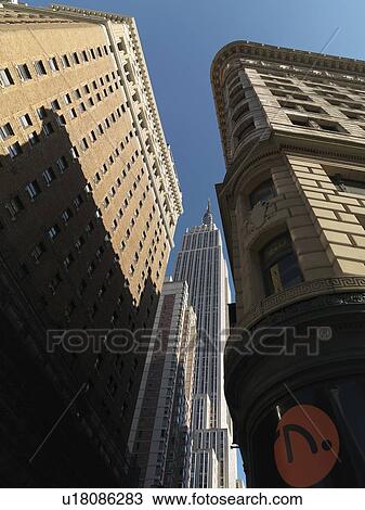 Stock Image - Empire State Building in Manhattan, New York City, U. S. A.. Fotosearch