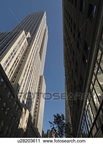 Stock Image - Empire State Building in Manhattan, New York City, U. S. A.. Fotosearch