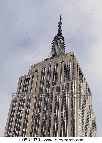Stock Image - Empire State Building, Manhattan, New York City, U. S. A.. Fotosearch