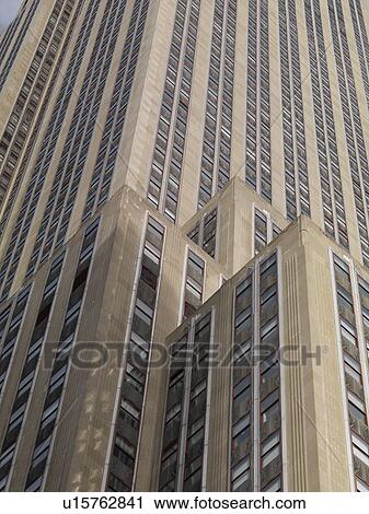 Stock Image - Empire State Building, Manhattan, New York City, U. S. A.. Fotosearch