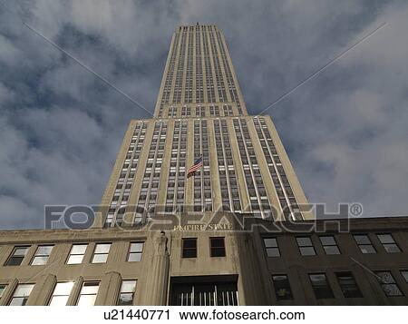 Stock Image - Empire State Building, Manhattan, New York City, U. S. A.. Fotosearch