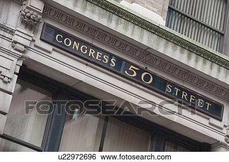 Exterior of 50 Congress Street building in Boston, Massachusetts, USA View Large Photo Image Stock Photograph - Exterior of 50 Congress Street building in Boston, Massachusetts, USA. Fotosearch