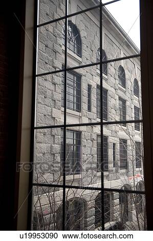 Stock Image - Exterior of a building in Boston, Massachusetts, USA. Fotosearch