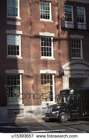Exterior of a building in Boston, Massachusetts, USA View Large Photo Image Stock Photo - Exterior of a building in Boston, Massachusetts, USA. Fotosearch
