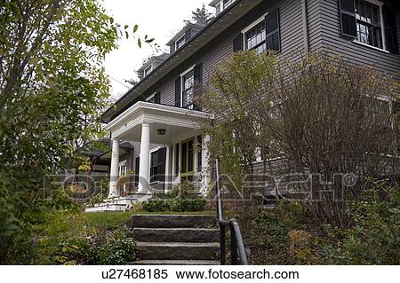 Stock Photography - Exterior of a building in Boston, Massachusetts, USA. Fotosearch