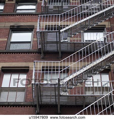 Stock Photo - Exterior of buildings in Manhattan, New York City, U. S. A.. Fotosearch