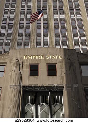 Exterior of Empire State Building, Manhattan, New York City, U. S. A. View Large Photo Image Picture - Exterior of Empire State Building, Manhattan, New York City, U. S. A.. Fotosearch