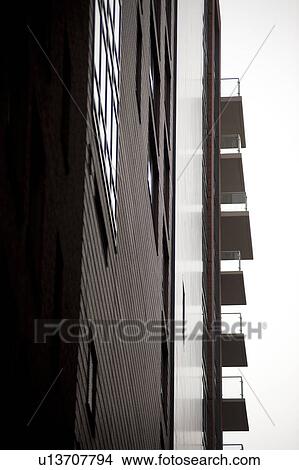 Picture - Exterior wall of a building in Boston, Massachusetts, USA. Fotosearch