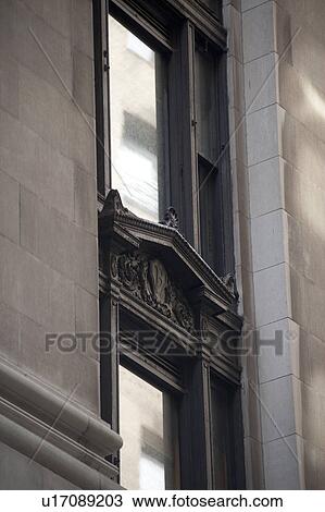 Stock Image - Exterior walls of buildings in Boston, Massachusetts, USA. Fotosearch