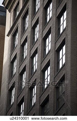 Stock Image - Exterior walls of buildings in Boston, Massachusetts, USA. Fotosearch