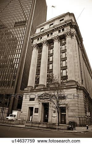 Stock Photo - Exterior walls of buildings in Boston, Massachusetts, USA. Fotosearch