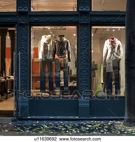 Fashion display in store window in Manhattan, New York City, U. S. A. View Large Photo Image Stock Image - Fashion display in store window in Manhattan, New York City, U. S. A.. Fotosearch