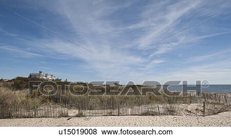 Fencing along the beach in the Hamptons View Large Photo Image Stock Photo - Fencing along the beach in the Hamptons. Fotosearch