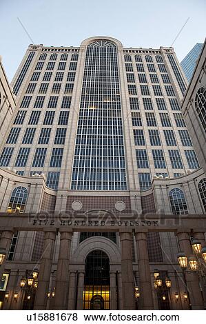 Stock Photo - Five Hundred Boylston in Boston, Massachusetts, USA. Fotosearch