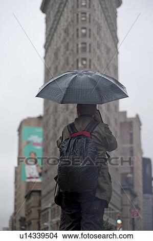 Picture - Flat Iron Building in Manhattan, New York City, U. S. A.. Fotosearch