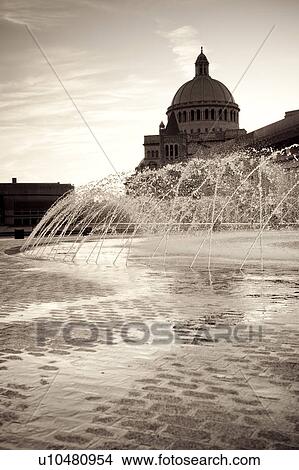 Fountain in Boston, Massachusetts, USA View Large Photo Image Picture - Fountain in Boston, Massachusetts, USA. Fotosearch
