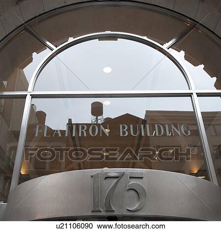 Front entrance to the Flat Iron Building in Manhattan, New York City, U. S. A. View Large Photo Image Stock Image - Front entrance to the Flat Iron Building in Manhattan, New York City, U. S. A.. Fotosearch
