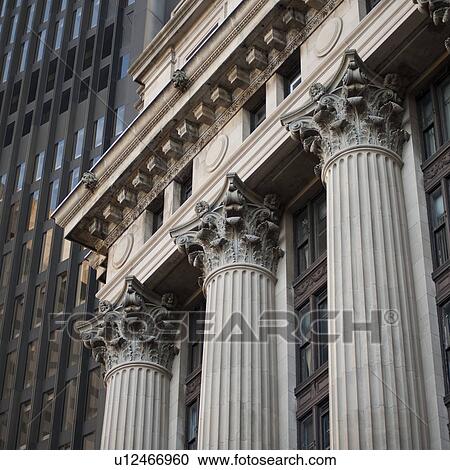 Stock Image - Front of Boston Public Schools building in Boston, Massachusetts, USA. Fotosearch