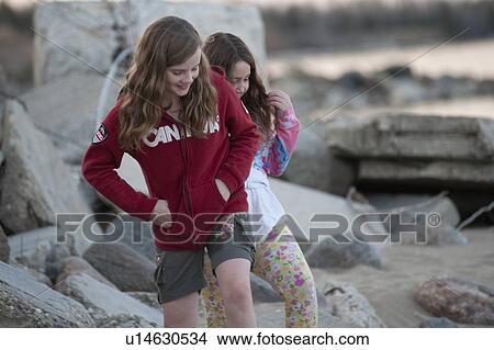 Girl along shoreline in Gimli, Manitoba, Canada View Large Photo Image Picture - Girl along shoreline in Gimli, Manitoba, Canada. Fotosearch