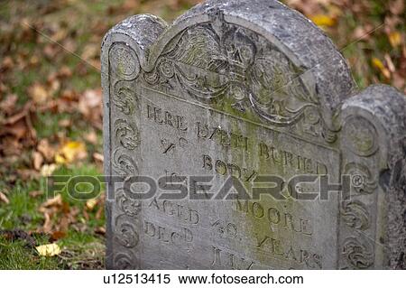 Gravestones in King's Chapel Buring Ground in Boston, Massachusetts, USA View Large Photo Image Stock Photography - Gravestones in King's Chapel Buring Ground in Boston, Massachusetts, USA. Fotosearch