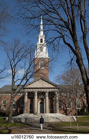 Stock Image - Harvard Memorial Church in Boston, Massachusetts, USA. Fotosearch