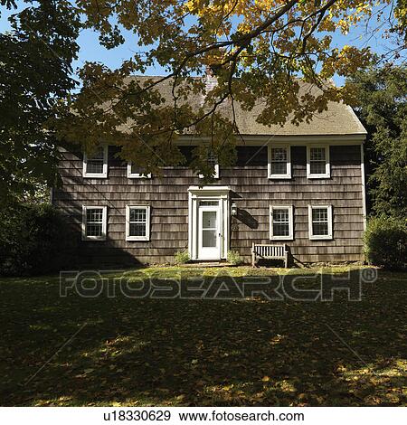 House in The Hamptons View Large Photo Image Stock Photo - House in The Hamptons. Fotosearch