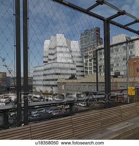 Stock Image - IAC Building in Manhattan, New York City, U. S. A.. Fotosearch