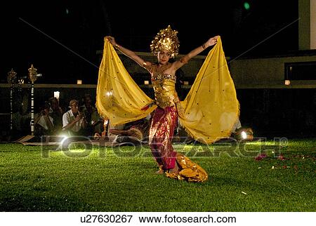 Stock Photo - Indonesia dancer in Bali. Fotosearch